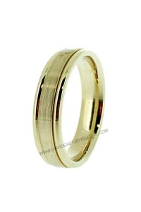 9K Yellow Gold 4.5mm Gents Wedding Band